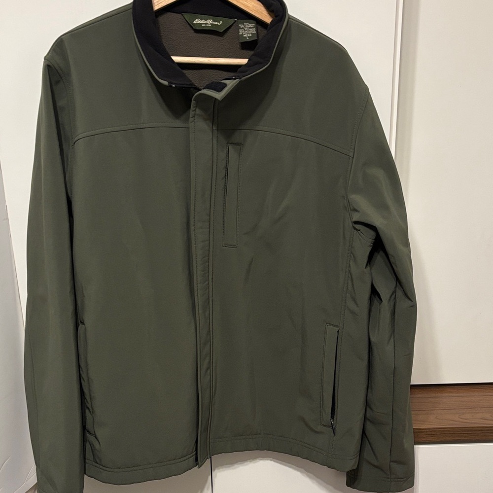 Lightweight Softshell Jacket with Fleece Lining -… - image 3